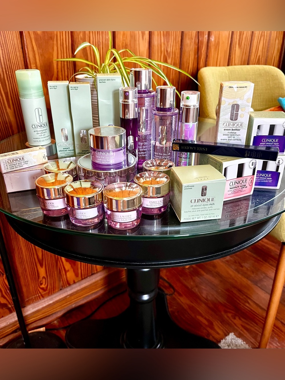 25-Piece Clinique & Estée Lauder Luxury Skincare & Make-Up Haul - Brand New